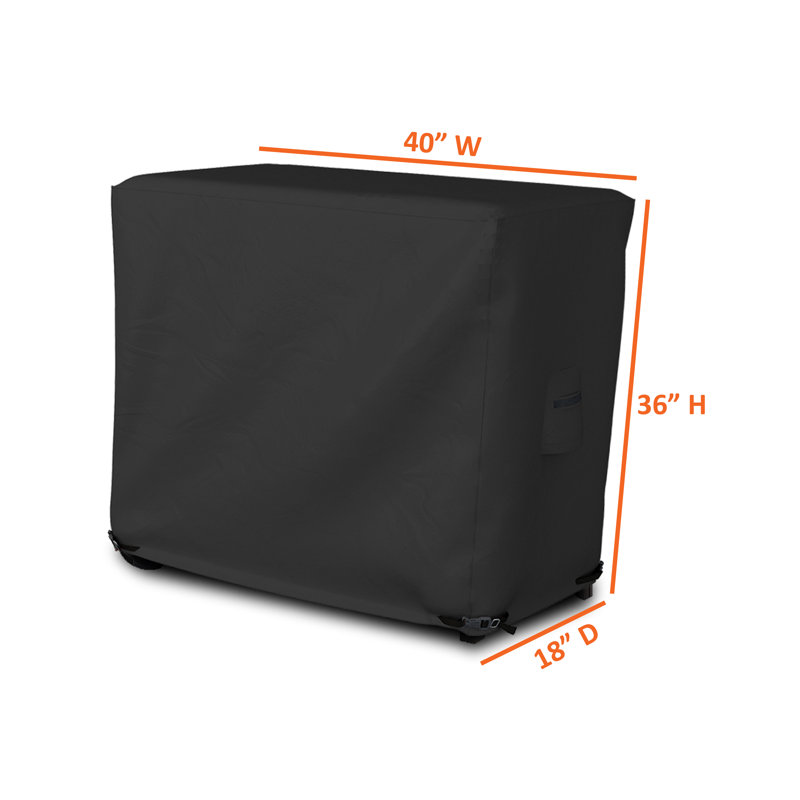 Arlmont & Co. Heavy Duty Multipurpose Waterproof Bar Cart Cover, Outdoor Serving Cart Cover